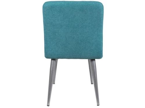 Обеденная группа (Стол Денвер и 4 стула Даллас), ткань Канди Аквамарин