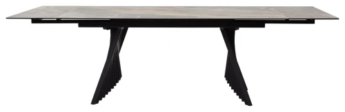 Стол IVAR 180 MARBLES KL-80 Серый мрамор, итальянская керамика, ®DISAUR