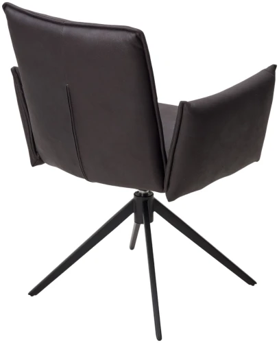 Стул DEAN 360 град.поворот. Темно-серый  экокожа  Maison 99# / Черный, ®DISAUR