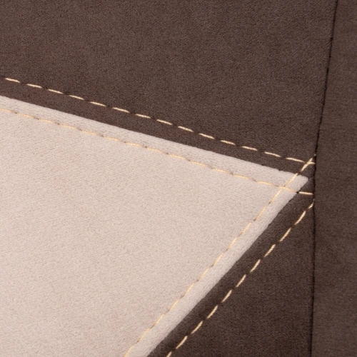 Кресло Arena metalBL велюр, коричневый/бежевый, 6/7