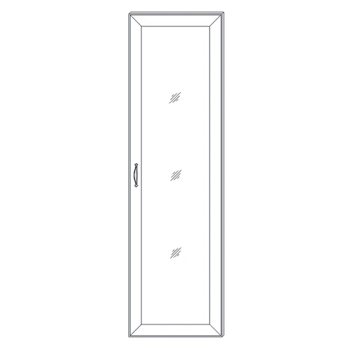 Фасад двери с зеркалом Сиена