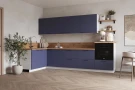 Кухонный гарнитур КГ Угловой 1500х3000 (без пм) , Ежевика  Арника РМ