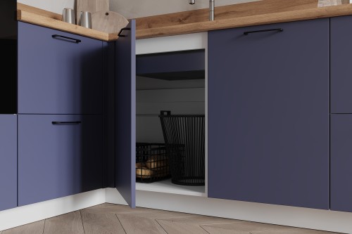 Кухонный гарнитур КГ Угловой 1500х3000 (без пм) , Ежевика  Арника РМ