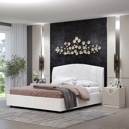 Кровать-12М с подъёмным основанием 1400 белая