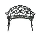 Скамейка АНТИЧНАЯ РОЗА двухместная для сада  -  Атровиренс