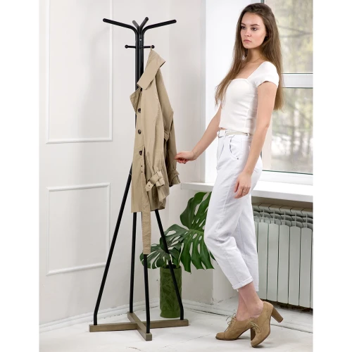 Вешалка напольная Галилео 218 черный/шимо