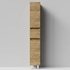 Пенал Бест 30 (2 двери, 1 ящик) напольный, Дуб Тортуга ПВХ 2357-43, левый