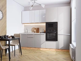 Кухонный гарнитур Фьюжн-07 Angel/Clay Silk Дуб Вотан