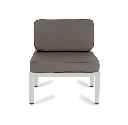 "Глория" модуль диванный центральный, каркас из алюминия