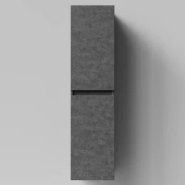 Пенал Бест 35 (2 двери) подвесной, Серый камень ПВХ 57806, левый