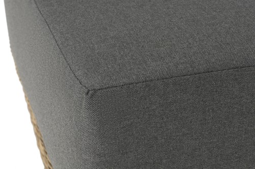 "Капри" модуль диванный угловой с подушками, цвет соломенный