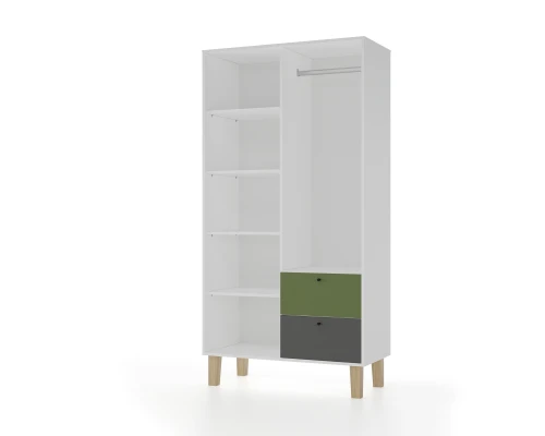 Шкаф STORY Цветаева 100, белый шёлк