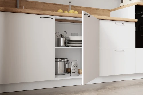 Готовая кухня КГ 2100 ПВХ, Белый софт матовый Арника РМ в.5