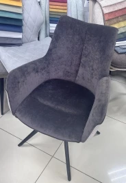 Стул МАРК 360 град., цвет B-03/LOTOS-03 бежевый, велюр / латте каркас М-City