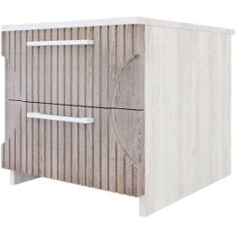 Тумба «Монтале» 2Я КМК 0966.19, бетон пайн светлый/астана