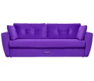 Диван еврокнижка Амстердам 160 ЛЮКС 08 ВЕЛЮР ФИОЛЕТОВЫЙ НПБ