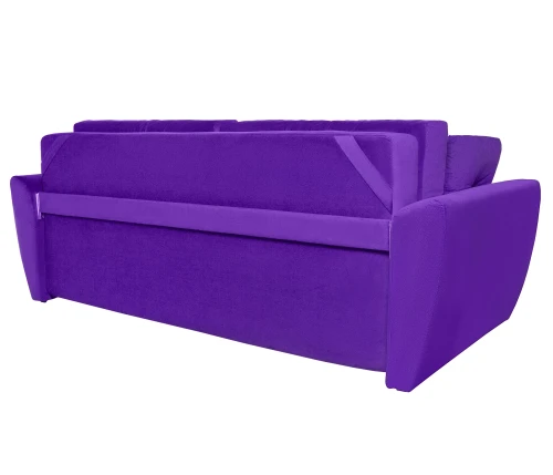 Диван еврокнижка Амстердам 160 ЛЮКС 08 ВЕЛЮР ФИОЛЕТОВЫЙ НПБ