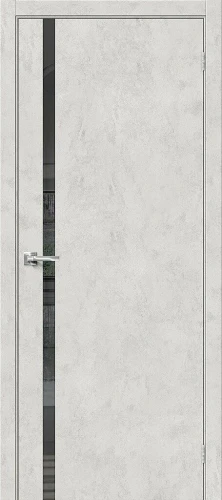 Межкомнатная дверь экошпон mr.wood Браво-1.55 Look Art Mirox Grey