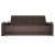 Диван София , с/м 126х186 , велюр коричневый, ППУ + Пружинный блок