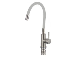 Смеситель для кухни 345/215 1Р Серый сатин