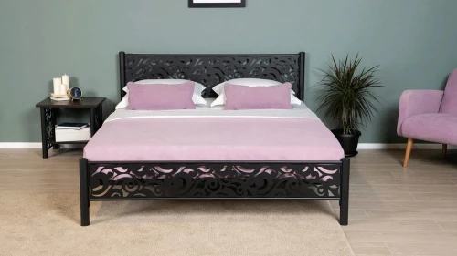 Кровать Парма 160*200, черная