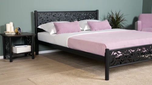 Кровать Парма 160*200, черная