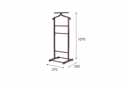 Вешалка костюмная В 6Н венге