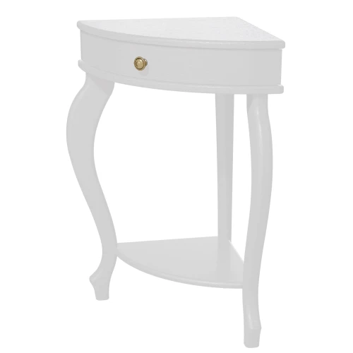 Консоль угловая Элегант молочный дуб Л