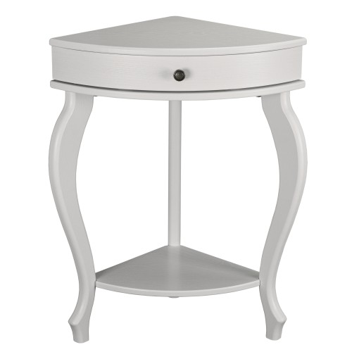 Консоль угловая Элегант молочный дуб Л