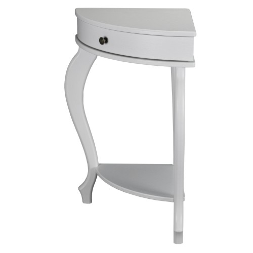 Консоль угловая Элегант молочный дуб Л