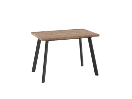 Стол Борг-110 Дуб Веллингтон/черный