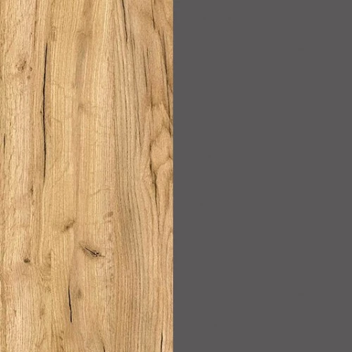 Кухня Хелен 1,7 серый графит/дуб крафт золото