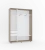 Шкаф-купе PRIME, 140х45х230 Шимо светлый с зеркалом