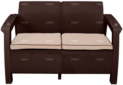 Мебель Tweet Диван 2-х местный, венге