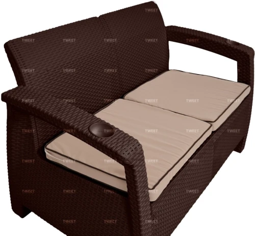 Мебель Tweet Диван 2-х местный, венге