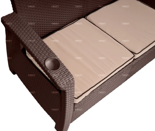 Мебель Tweet Диван 2-х местный, венге