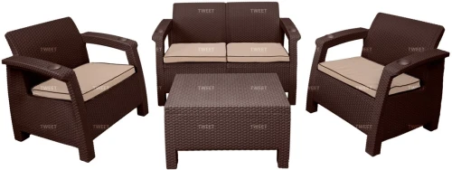 Мебель Tweet Диван 2-х местный, венге