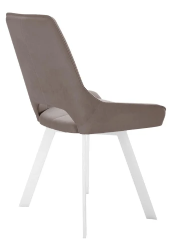 Стул DikLine 268 Z48 капучино, ножки белые
