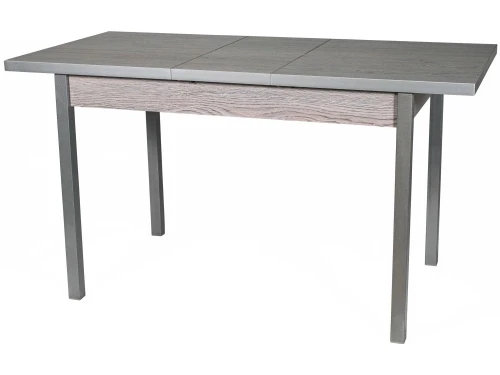 Обеденная группа (Стол Денвер и 4 стула Спайдер), ткань рогожка Графит