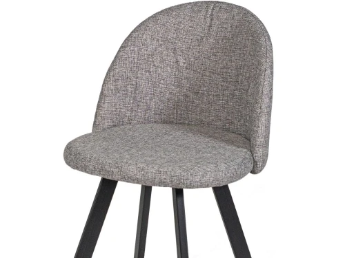 Обеденная группа (Стол Денвер и 4 стула Спайдер), ткань рогожка Графит