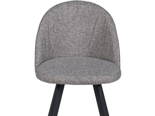 Обеденная группа (Стол Денвер и 4 стула Спайдер), ткань рогожка Графит