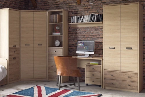 Шкаф угловой 2D, DIESEL, цвет дуб мадура