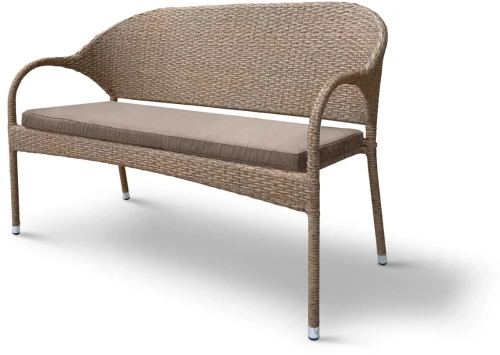 Плетеный диван S70B-W56 Light Brown