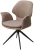 Стул ЛЕННЕ (LENNE) 360 град. поворот., цвет ЛАТТЕ MILAN-430/ MOHAIR-440, ткань/ Черный, ®DISAUR