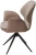 Стул ЛЕННЕ (LENNE) 360 град. поворот., цвет ЛАТТЕ MILAN-430/ MOHAIR-440, ткань/ Черный, ®DISAUR