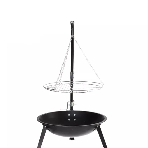 Угольный гриль барбекю со штативом German BBQ Tripod Регулируемая высота приготовления
