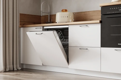 Готовая кухня КГ Угловой 1500х2700 (с пм) , Белый софт матовый  Арника РМ в.3