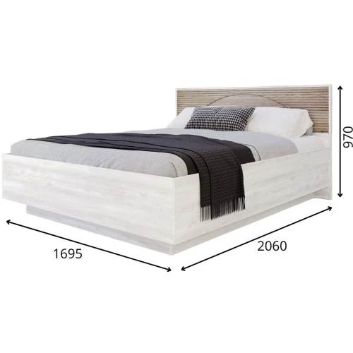 Спальня «Монтале» КМК 0966, бетон пайн светлый/астана