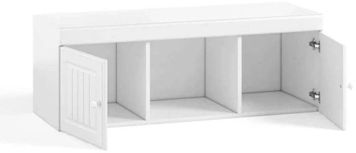 Полка навесная Монако МН-13 белое дерево