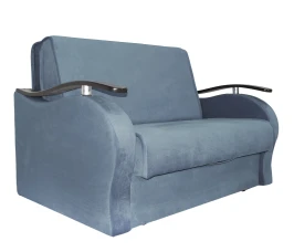 Диван аккордеон Алекс велюр серый  120